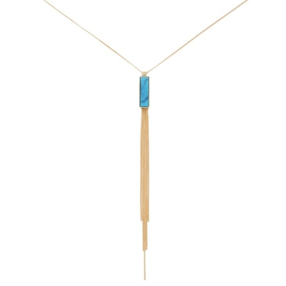 BaubleBar Jewelry - NEW BaubleBar Turquoise & Gold Tone Necklace